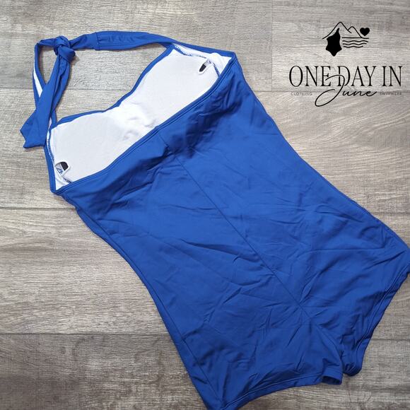 Ekouaer Halter One Piece Swimsuit Size L - Picture 6 of 6